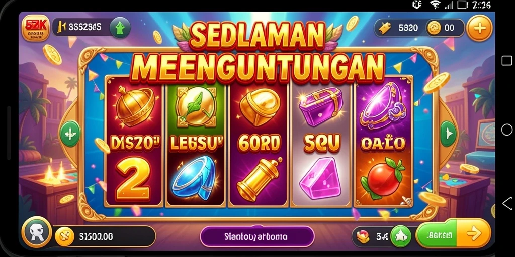 Tampilan gameplay slot yang mengasyikkan di 5ZK.