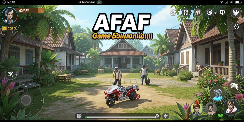 Tampilan gameplay AFAF yang seru dan menghibur.