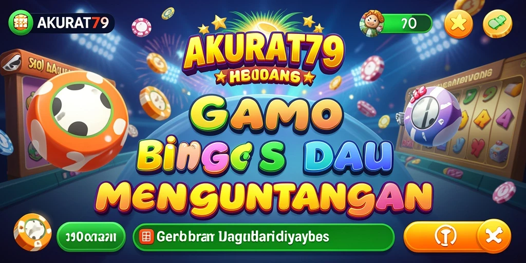 Screenshot gameplay AKURAT79 yang penuh keseruan Bingo.