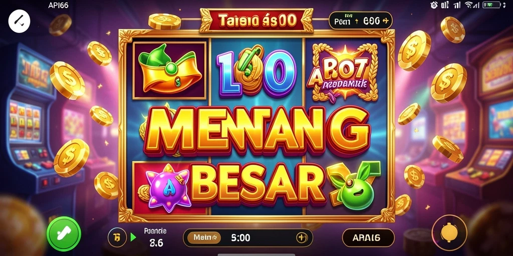 Screenshot gameplay API66 menunjukkan keseruan dan visual menawan dari slot.