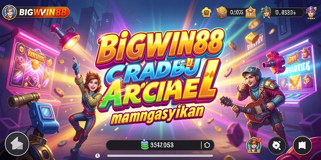 Tampilan gameplay seru dari BIGWIN88, menampilkan aksi arcade yang intens.