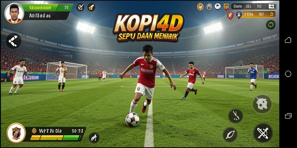 Tampilan menarik dari gameplay KOPI4D yang menegangkan.