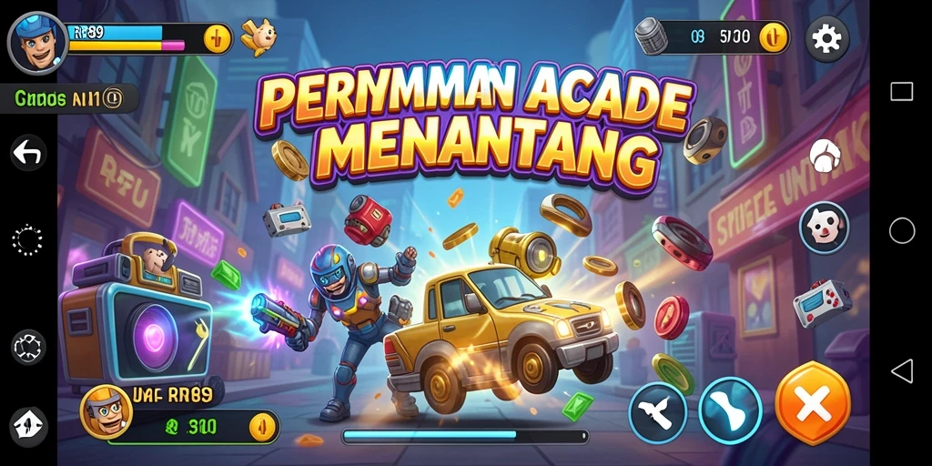 Tangkapan layar utama menampilkan aksi gameplay seru dari RR89.