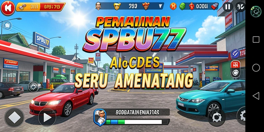 Tangkapan layar gameplay SPBU77 memperlihatkan aksi seru dan grafis menawan.
