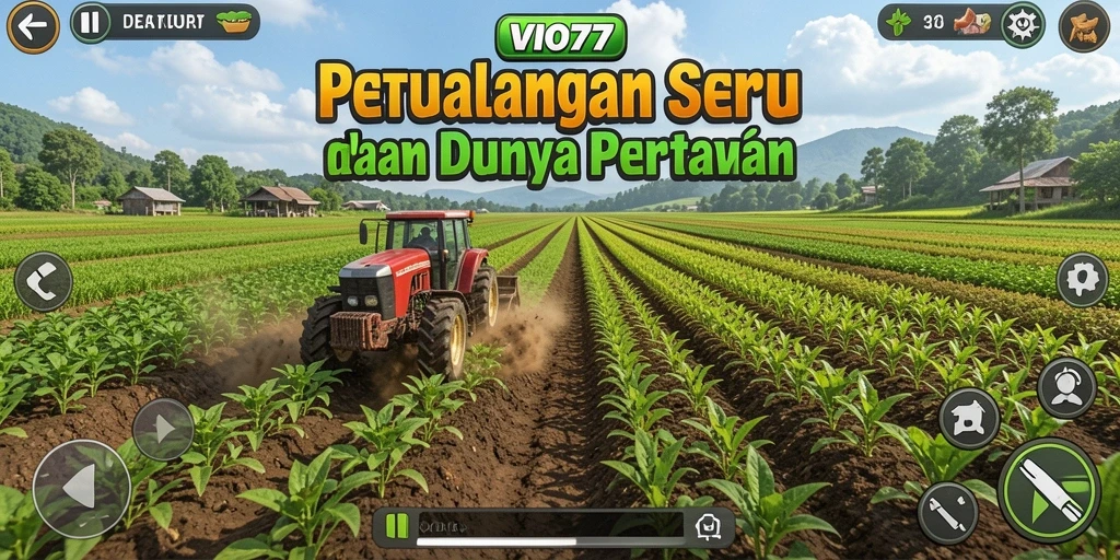 Gameplay seru dengan berbagai aktivitas pertanian di VIO77.