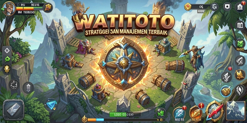 Tampilan gameplay menegangkan dengan strategi yang menentukan.